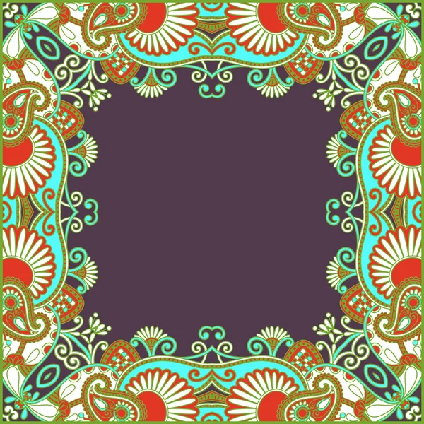 Floral vintage frame — Stockvector