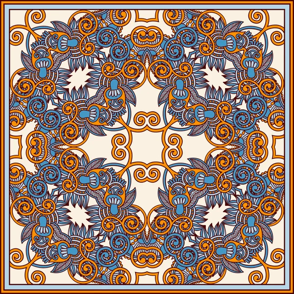 Paisley floral ornemental traditionnel Bandanna — Image vectorielle