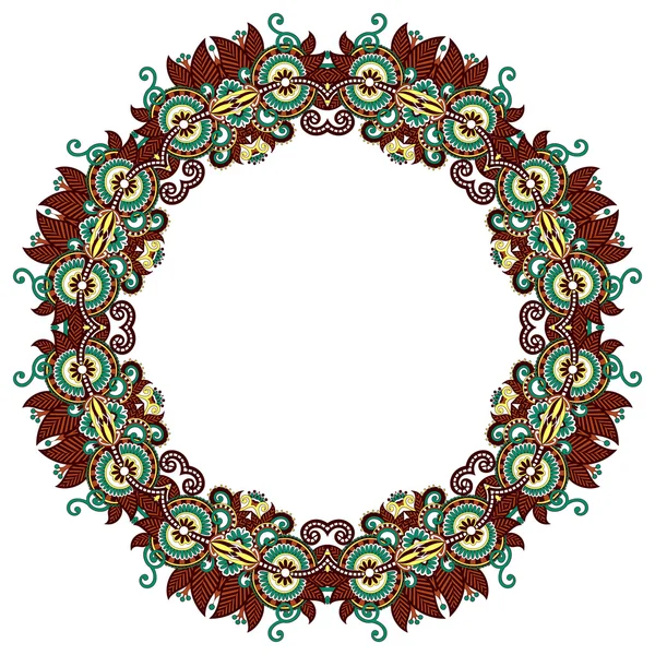 Kreis Ornament, Zierrundspitze — Stockvektor