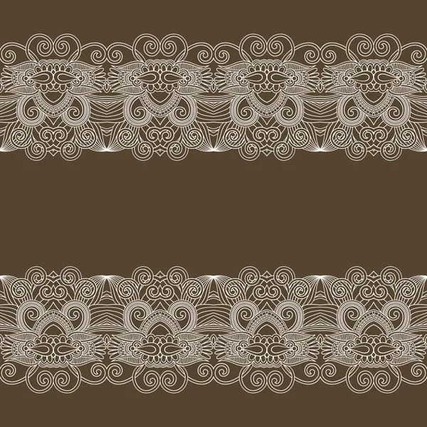 Ornamento floral fundo com rendas para o seu design —  Vetores de Stock