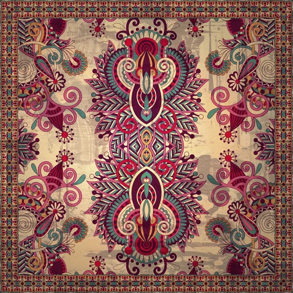 Traditional ornamental floral paisley bandanna — Stock Photo, Image