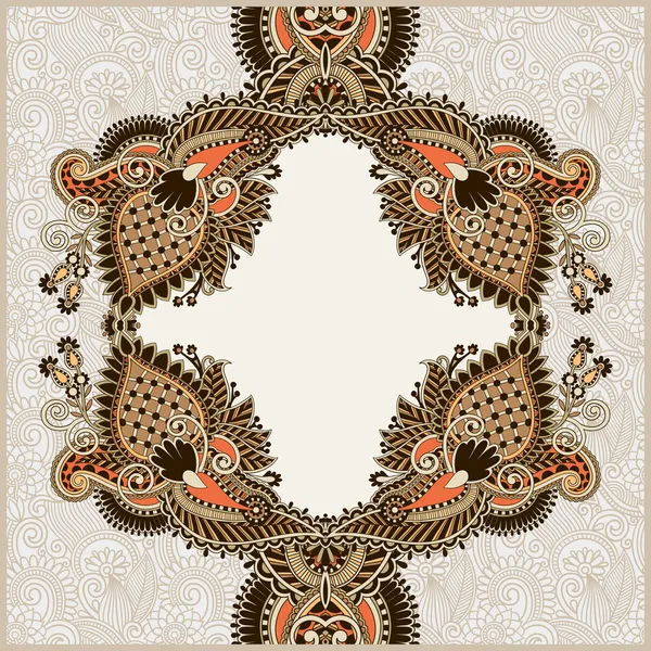 Modèle vintage floral ornemental original — Image vectorielle