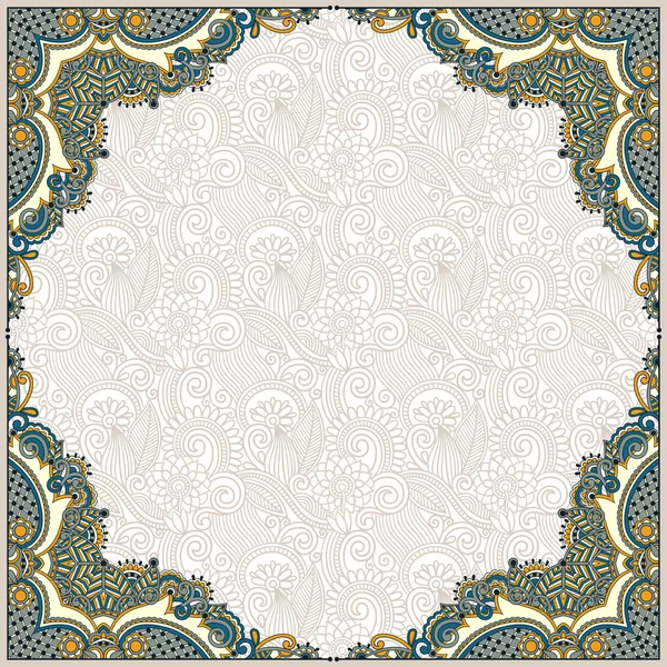 Floral vintage frame — Stockvector