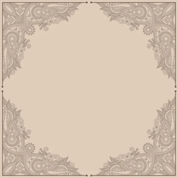 Vintage ornamental template — Stock Vector