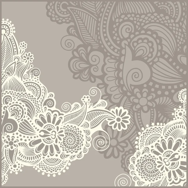 Vintage ornamental template — Stock Vector