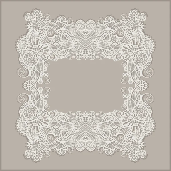 Frame ornate card announcement — Stock Vector