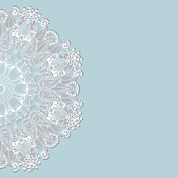 Plantilla círculo ornamental — Vector de stock