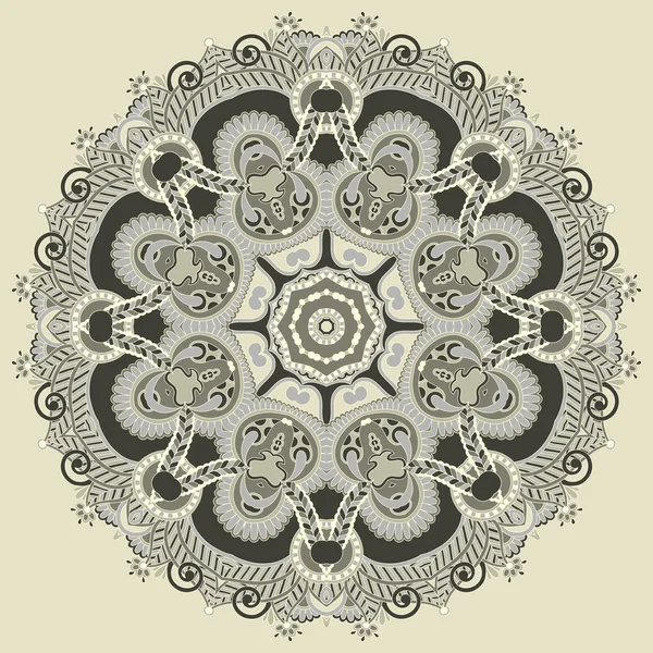 Paisley floral ornemental traditionnel Bandanna . — Image vectorielle