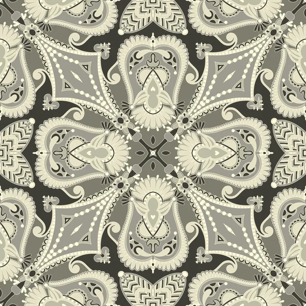 Paisley floral ornemental traditionnel Bandanna . — Image vectorielle