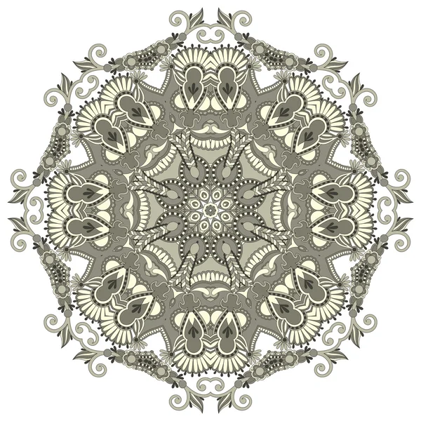 Traditionele versiering floral paisley Bandana. — Stockvector