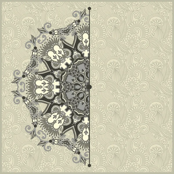 Traditionelle Zierblumen Paisley Bandanna. — Stockvektor