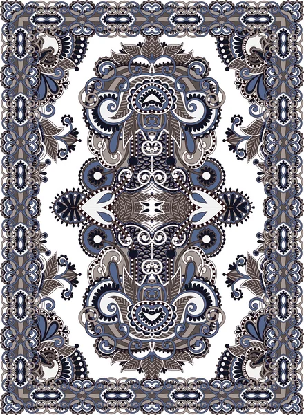 Diseño de alfombra sin costura ornamental floral oriental ucraniana — Vector de stock