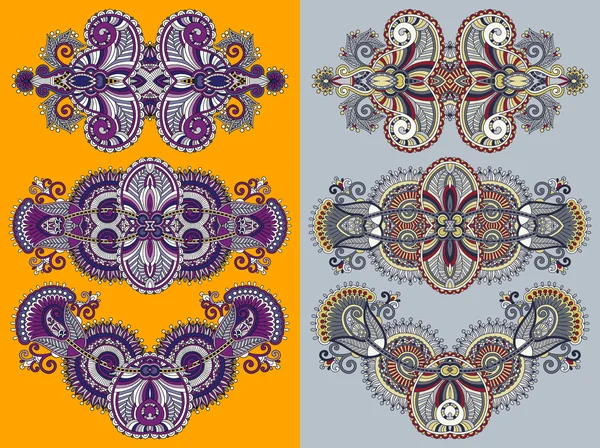 Adorno floral ornamental para su diseño — Archivo Imágenes Vectoriales