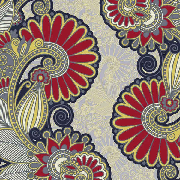 Винтажный цветочный декоративный шаблон — стоковый вектор