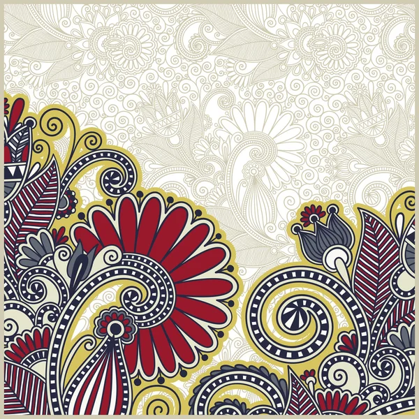 Vintage ornamental template — Stock Vector