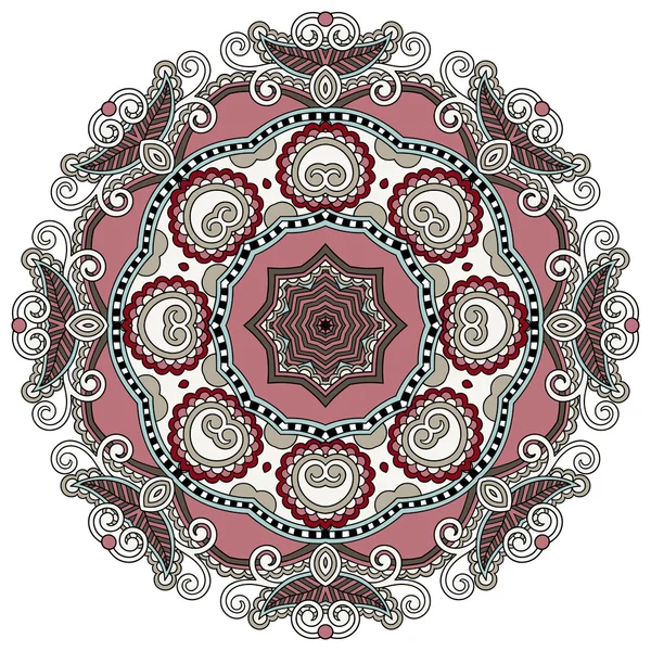 Ornement en dentelle cercle — Image vectorielle