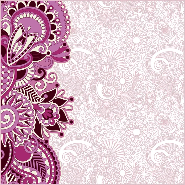 Padrão floral ornamental — Vetor de Stock