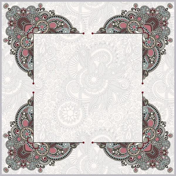 Ornamental floral pattern — Stock Vector