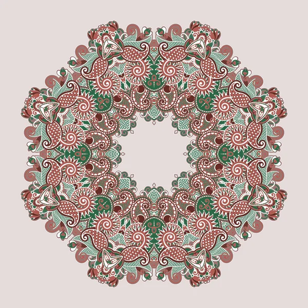 Ornement en dentelle cercle — Image vectorielle