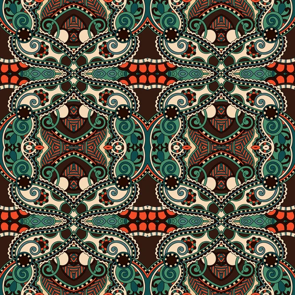 Géométrie vintage floral motif sans couture — Image vectorielle