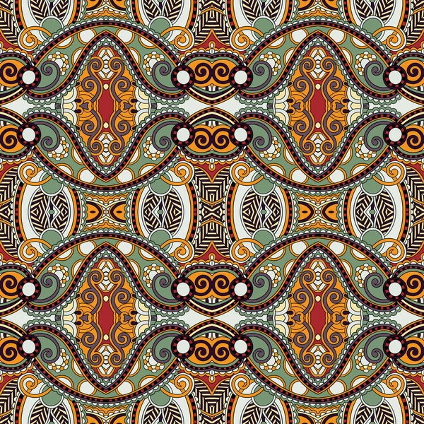 Geometrie vintage naadloze bloemmotief — Stockvector