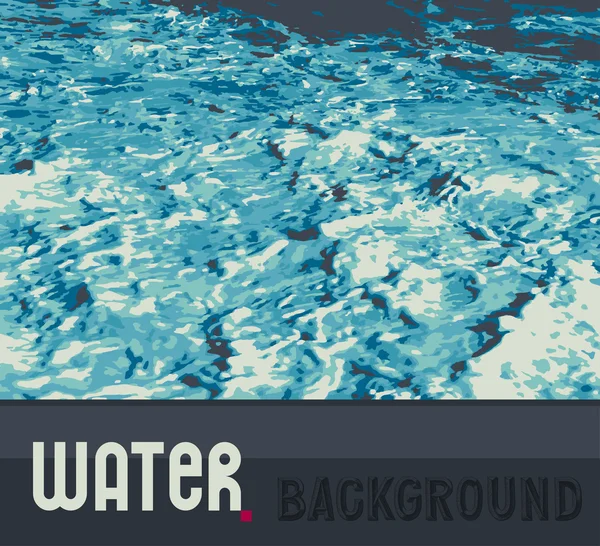 Water achtergrond — Stockvector