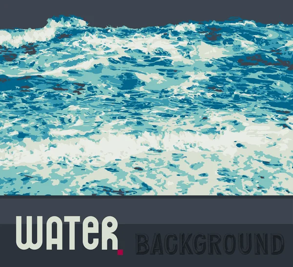 Water achtergrond — Stockvector