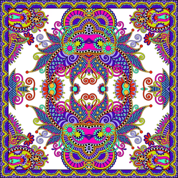 Decoratieve paisley bloemmotief — Stockvector