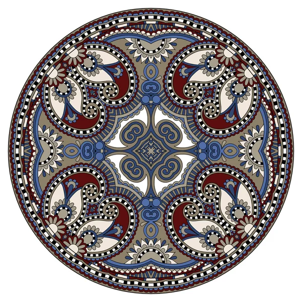Motif de paisley floral ornemental — Image vectorielle