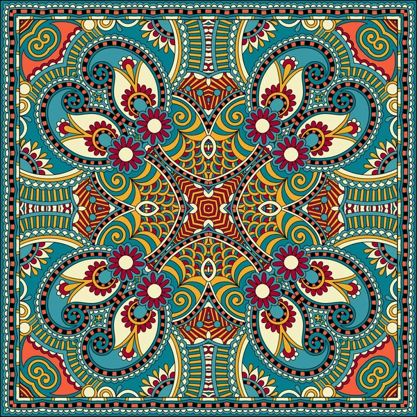 Decoratieve paisley bloemmotief — Stockvector