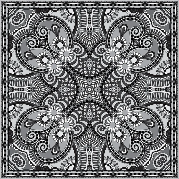 Patrón de paisley floral ornamental — Archivo Imágenes Vectoriales