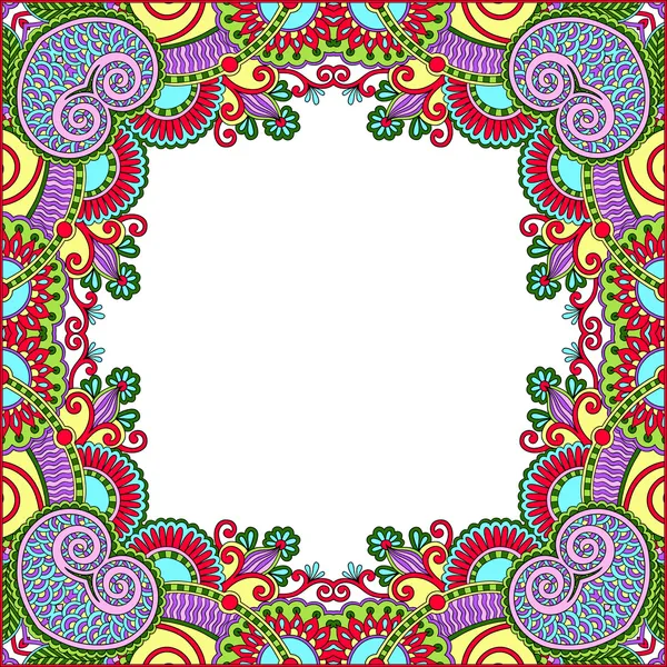 Floral vintage frame — Stock Vector