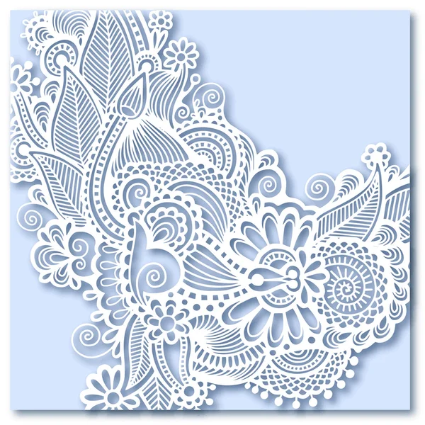 Carte de vœux décorée — Image vectorielle