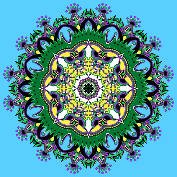 Ornement en dentelle cercle — Image vectorielle