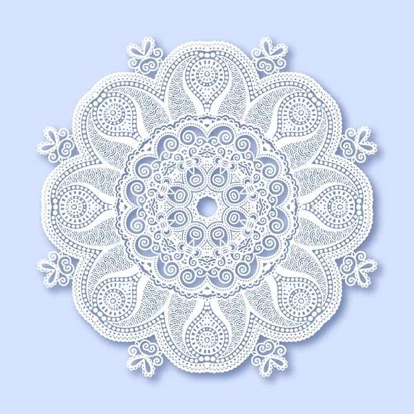 Cirkel kant ornament — Stockvector
