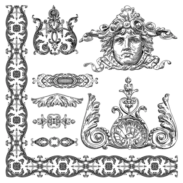 Heraldische ontwerpelement van lviv historische gebouw — Stockvector