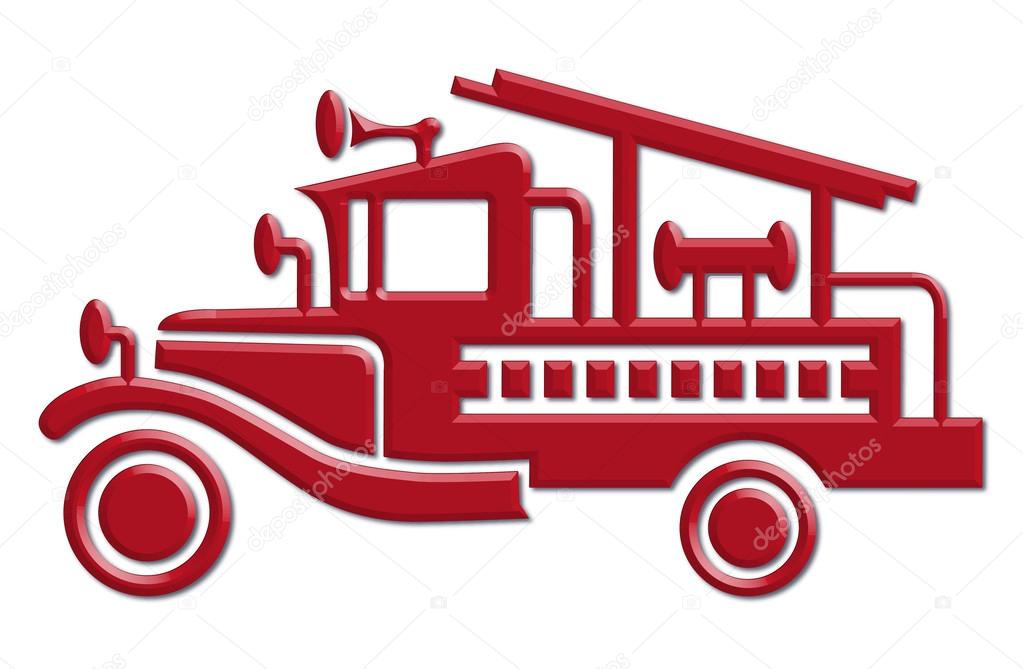 Download Fire truck car icon — Stock Vector © karakotsya #44692681