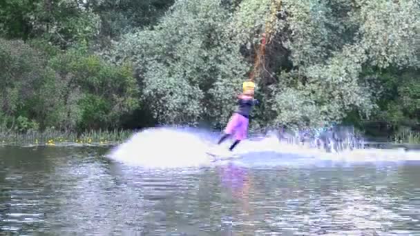 Water ski — Stock Video