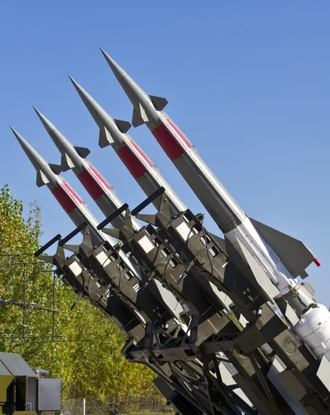 Fyra raketer surface-to-air missile system — Stockfoto