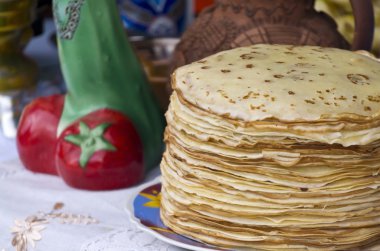 shrovetide krep şenlikli bir tablo