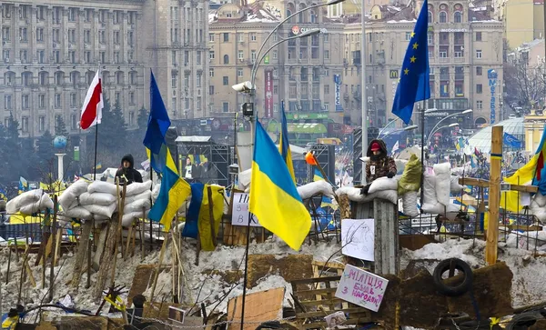 Kyjev, Ukrajina - 13. prosince: protest proti prezident yanuk — Stock fotografie
