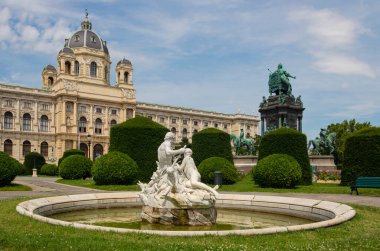 Avusturya Viyana. Eski şehrin mimari manzarası.