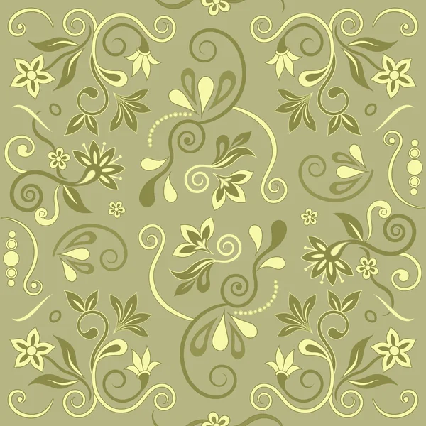 Seamless floral pattern — Stock Vector