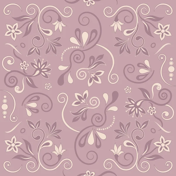 Seamless floral pattern — Stock Vector