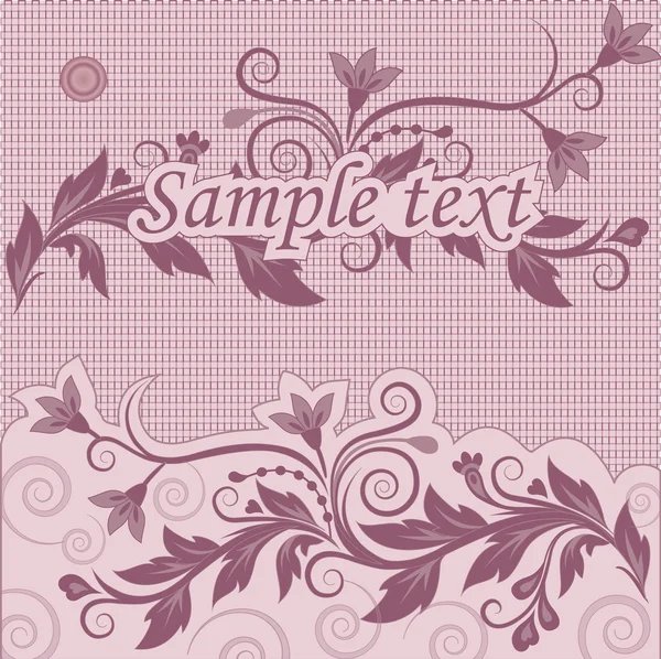 Template greeting card — Stock Vector