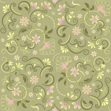 Kusursuz çiçek deseni