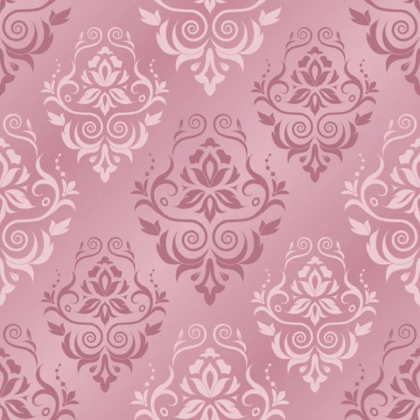 Vector illustration of damask pattern — Stock Vector