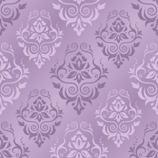 Vector illustration of damask pattern