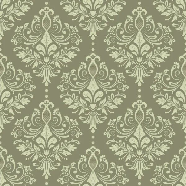 Damask deseninin vektör illüstrasyonu