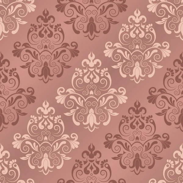 Dikişsiz damask deseni — Stok Vektör